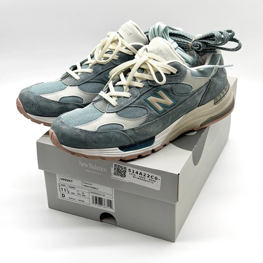 New Balance 992 Kith Steel Blue Mens 11.5 Made in USA U992KT Worn Once